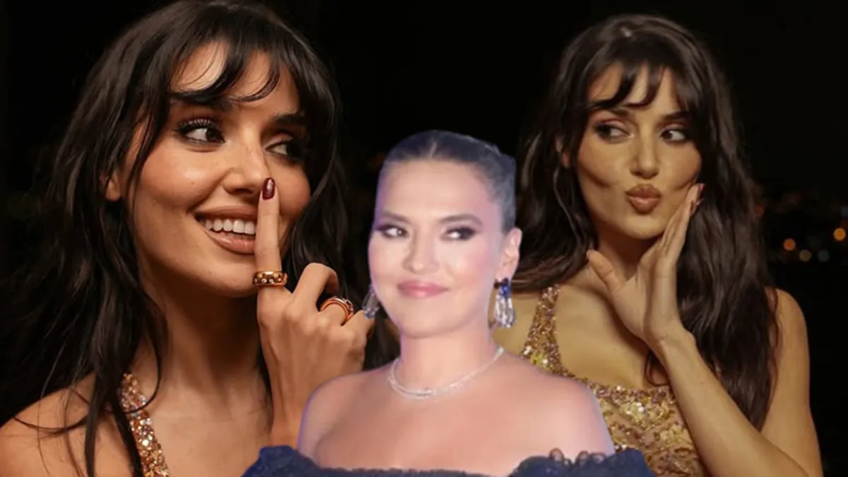 Demet Akalın’dan Hande Erçel’in kırmızı halı stiline olay tepki!