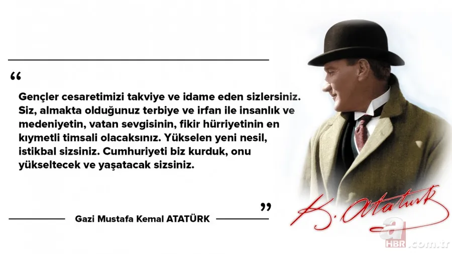 29 Ekim en güzel Atatürk fotoğrafları! 29 Ekim Cumhuriyet Bayramı en yeni yazılı Atatürk resimleri! 4