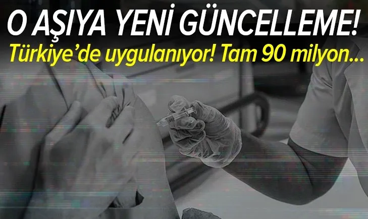 Türkiye'de 90 milyon doz uygulanacak BioNTech aşısına ilişkin yeni gelişme! Güncelleme yapıldı