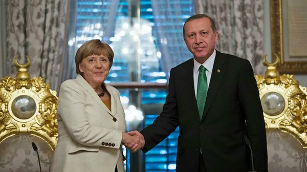 Son dakika: Başkan Erdoğan Almanya Başbakanı Merkel ile görüştü