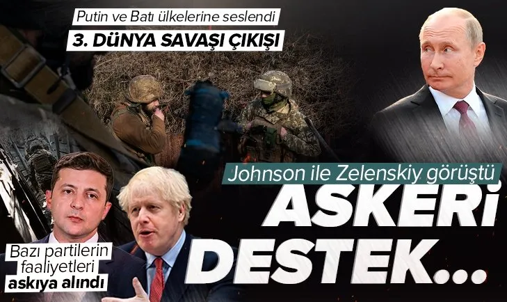 Boris Johnson ile Zelenskiy görüştü