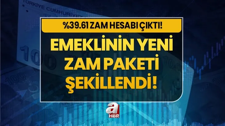 SGK, SSK, BAĞKUR yeni ek zam paketi şekillendi! %39.61 zam hesabı çıktı, emekliye 10.470 TL kök maaş! 7.500 TL ve üstü maaş alan...