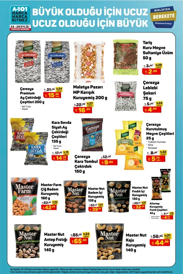 A101 uygun fiyatlı ürünlerini bir katalogda topladı! 192,50 TL’den 1kg tereyağı, 90,50 TL’den 750gr beyaz peynir, 25 TL’den 1,5L ayran, 61 TL’den 5kg un satışa sunuyor - 5