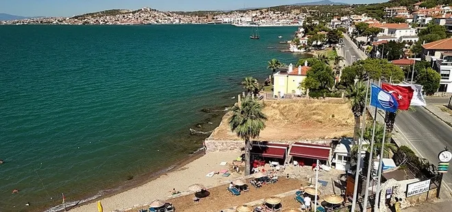 Ayvalık’ta plajlara mavi bayrak