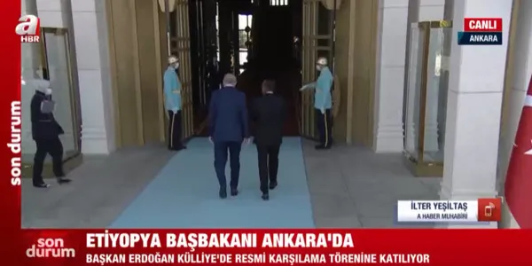 Son dakika: Başkan Erdoğan’dan Etiyopya Başbakanı Ahmed’e karşılama! Ankara’ya kritik ziyaret