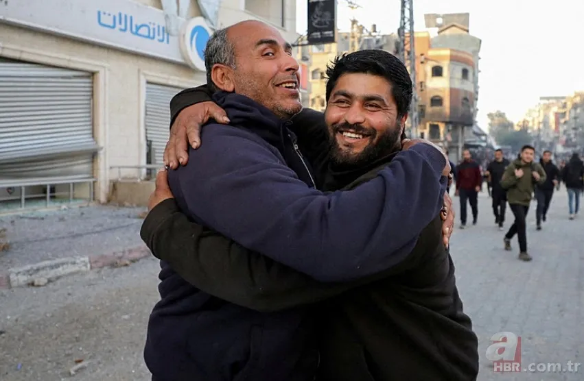 Zafer direnenlerin oldu! Gazze'de ateşkes böyle kutlandı 12
