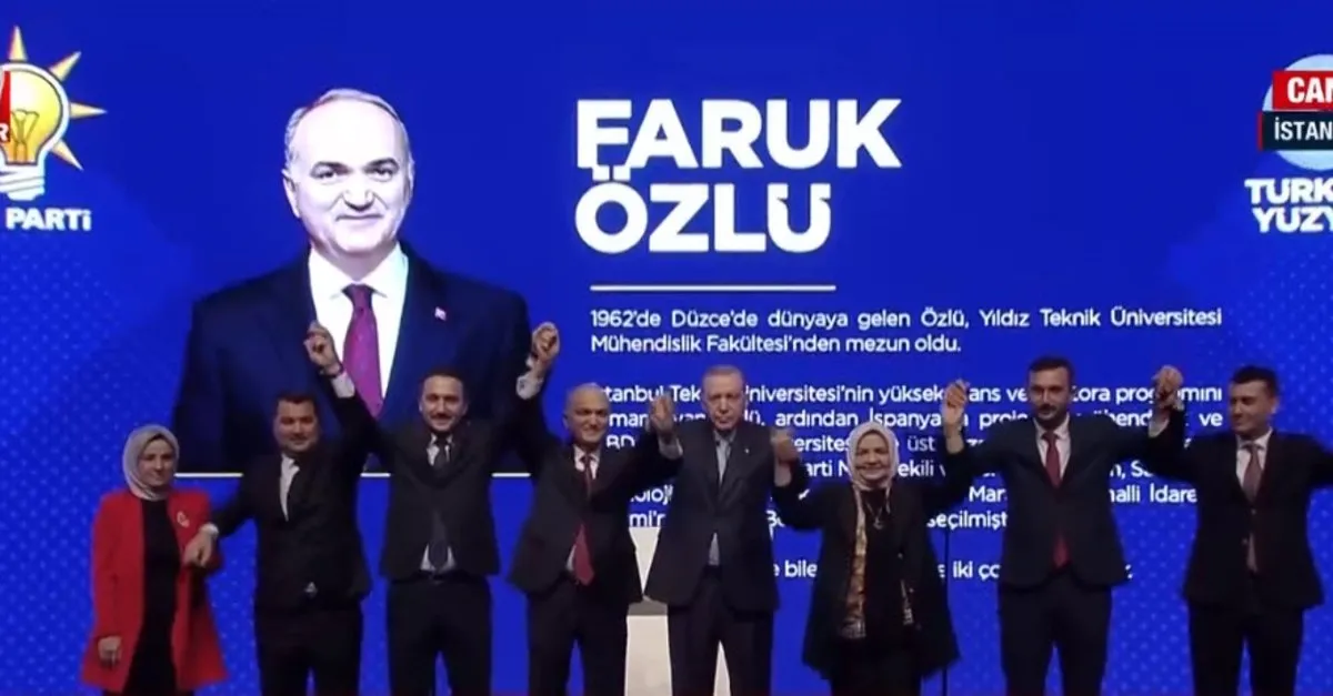 AK Parti Düzce adayı Faruk Özlü oldu