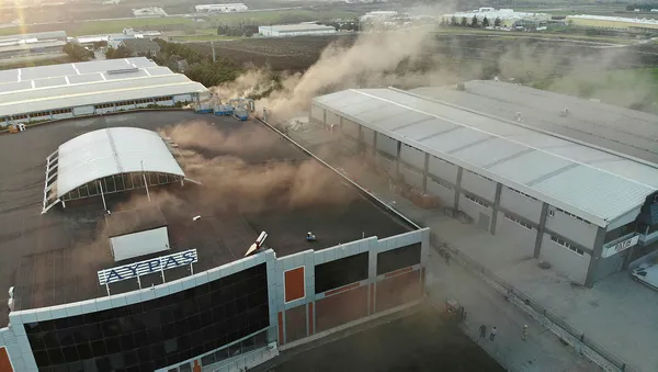 Son dakika: Çatalca'da fabrika yangını - 3