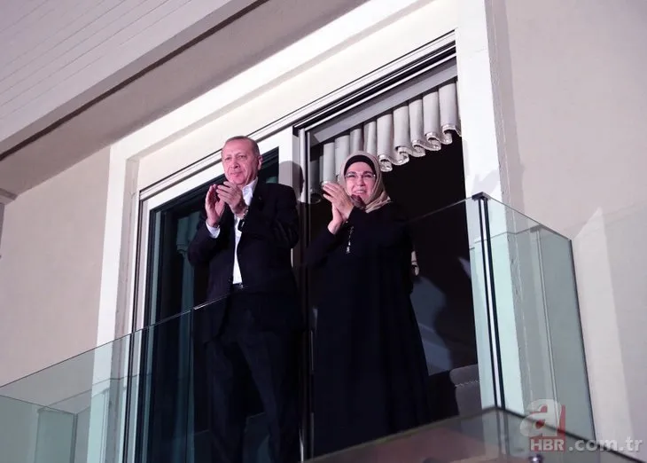 Başkan Erdoğan sağlık çalışanlarını alkışladı