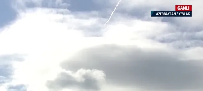 Azerbaycan, Ermenistan füzesini böyle imha etti! Sadece A Haber görüntüledi