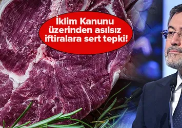 İklim Kanunu üzerinden "yapay et" ve "Türkiye'de hayvancılığı bitirecekler" iftiralarına tepki: Hiçbir zaman gündemimizde olmadı