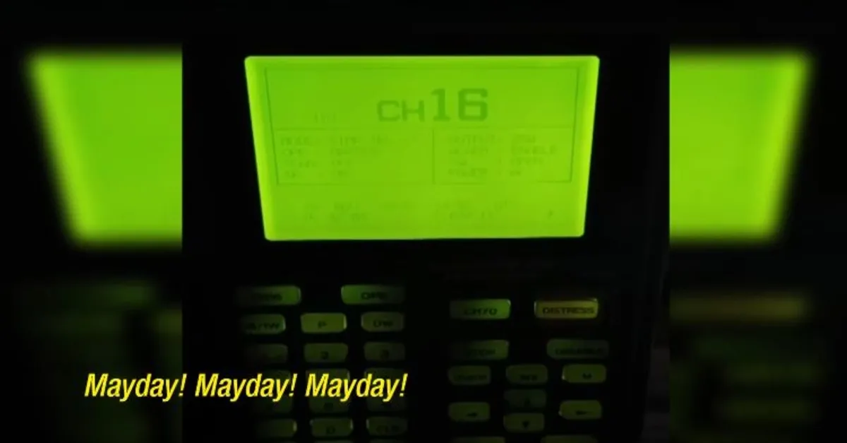 İşte isabet alan gemiden yardım çağrısı!