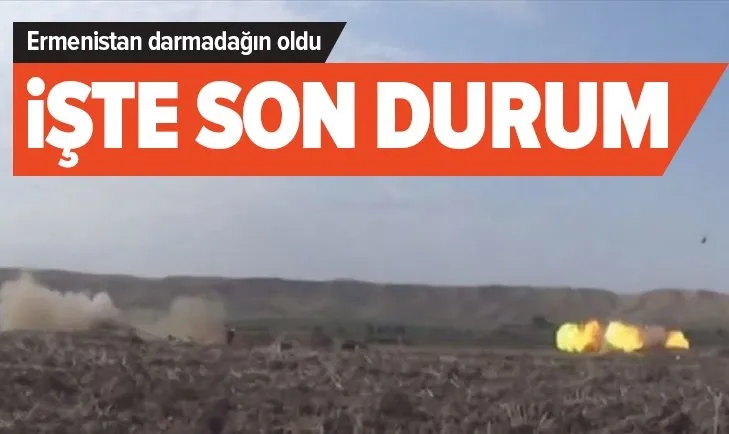 Azerbaycan’a saldırmaya kalkan Ermenistan ordusu darmadağın oldu