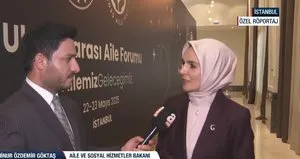 Aile Bakanı Göktaş A Haber’de