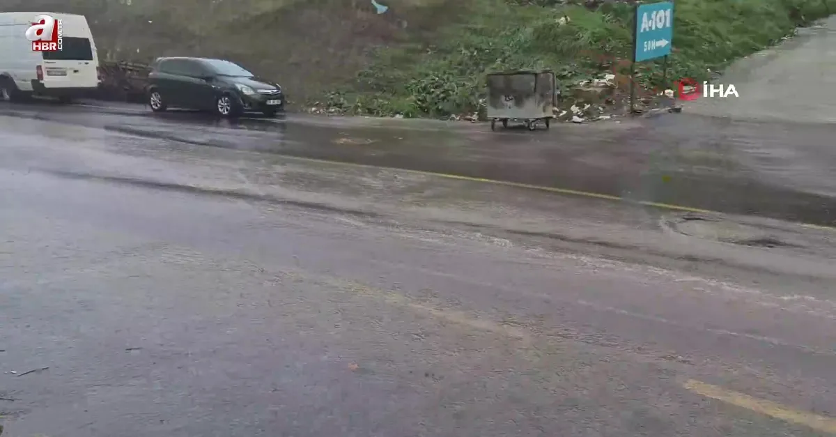 Tekirdağ’da sağanak yağış etkili oluyor