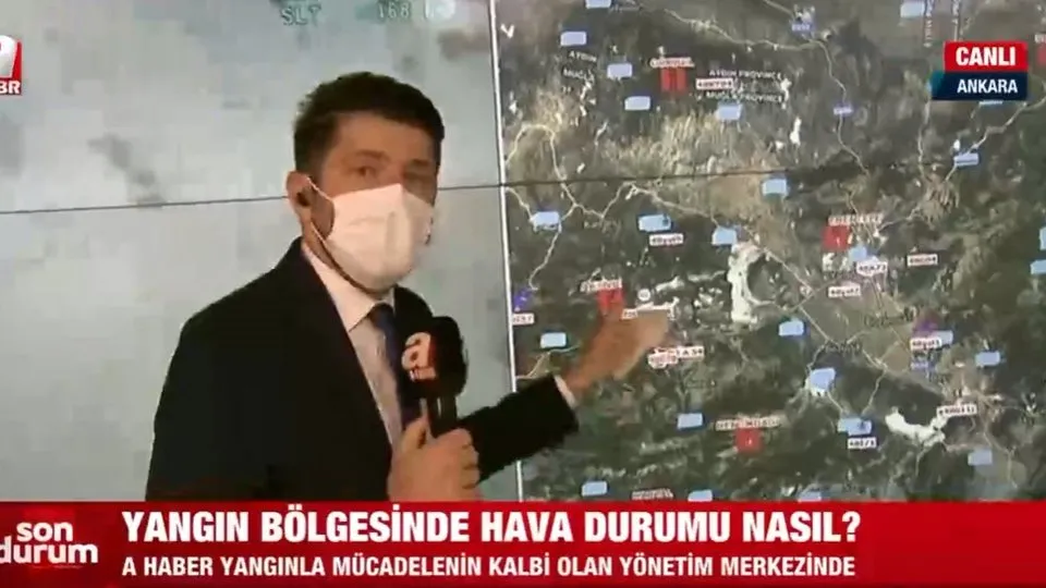 Yangınlar hangi bölgelerde sürüyor? Hava durumu nasıl? A Haber yangınla mücadelenin kalbinde