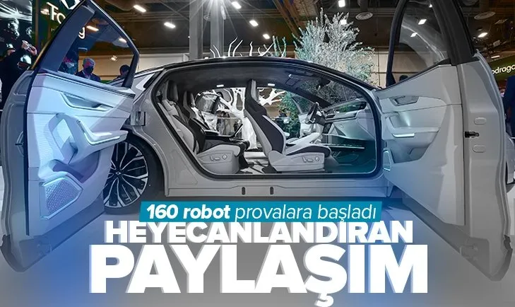 Son dakika: Yerli otomobil TOGG’dan yeni paylaşım: 160 robot provalara başladı