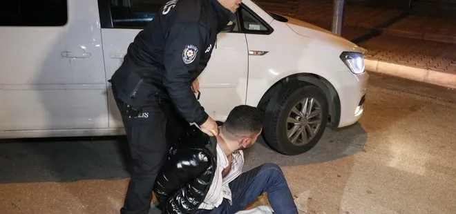 Adana’da polisten kaçan alkollü şoför ortalığı karıştırdı