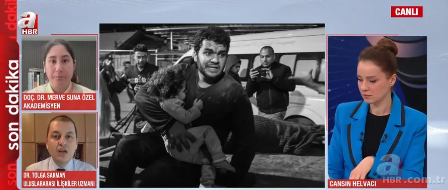 Katil İsrail'den Gazze'de ABD destekli katliam! A Haber canlı yayınında sert tepki: İstediğini yaptıran bir fare! 11