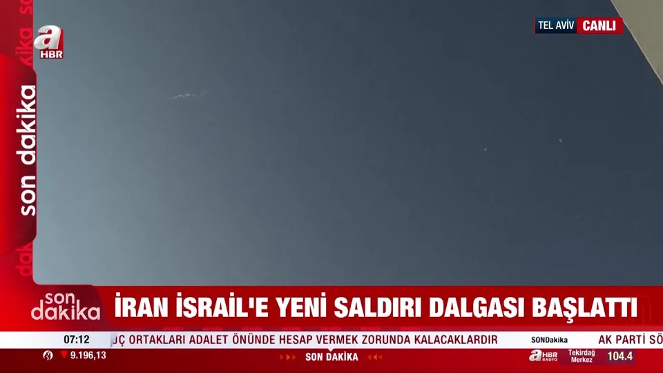 İran’dan Tel Aviv’e füze yağmuru!