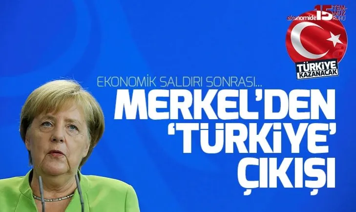 Merkel’den Türkiye açıklaması