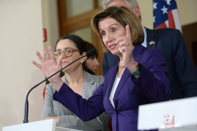 Kriz kadın Pelosi'nin yeni durağı Ermenistan! Türkiye ve Azerbaycan'a hadsiz sözler 7