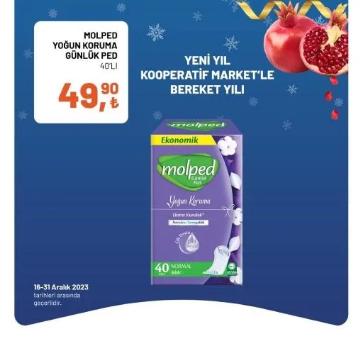 Tarım Kredi Market yılbaşı indirimi bitiyor! Bütün Piliç 60,90 TL, Yumuşatıcı 49,90 TL, Sıvı El Sabunu 18,90 TL, 40'lı Tuvalet Kağıdı 174,90 TL… - 21