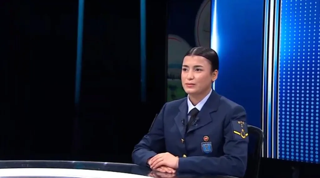 Vatan nöbetinde kadın Astsubay