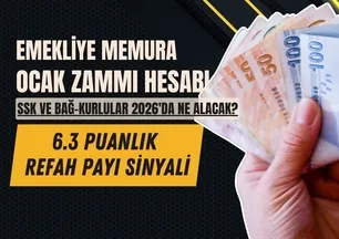 Emekliye %16,44'lük zam hesabı yenilendi! SSK BAĞ-KUR'luya 6.3 puanlık refah payı sinyali: 2'li formül ile kim, ne kadar maaş alacak?