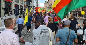 PKK’lı teröristler Helsinki’de olay çıkarttı