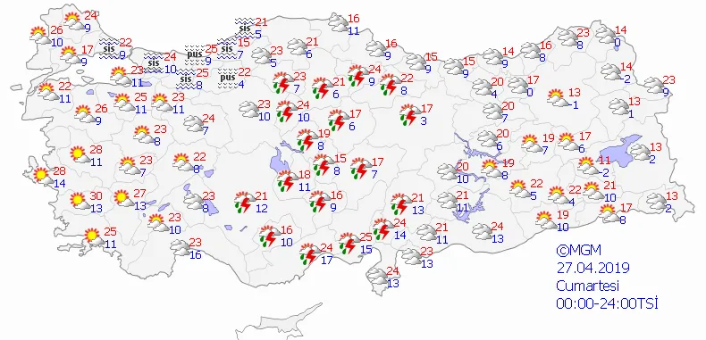 Meteoroloji'den son dakika uyarısı! Bugün İstanbul'da hava nasıl olacak? 27 Nisan 2019 hava durumu - 2
