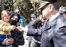 Şehidin 10 aylık bebeği duygulandırdı