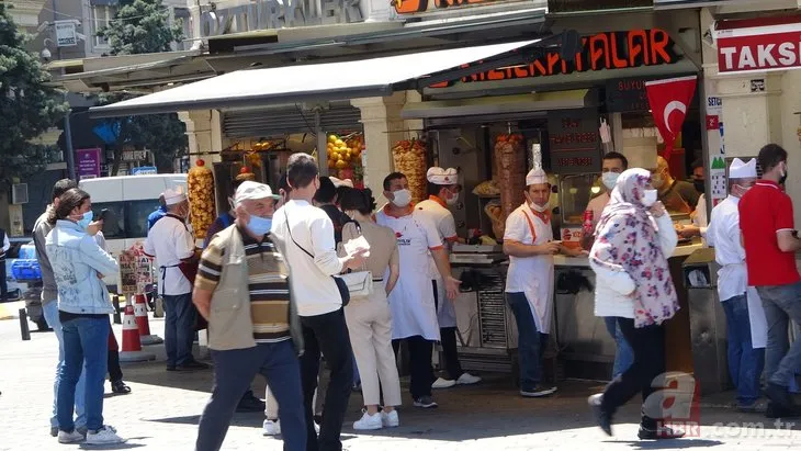 Kontrollü normalleşmenin ilk günü! İstiklal Caddesi'nde dikkat çeken yoğunluk