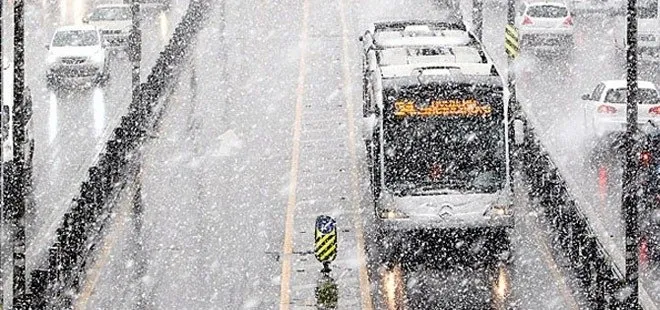 Meteoroloji İstanbulluları uyardı! Kar geliyor