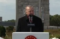 Çanakkale Deniz Zaferi'nin 107'nci yılı! Başkan Erdoğan'dan Şehitler Abidesi'ndeki törende önemli açıklamalar