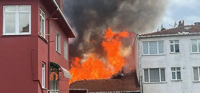 Son dakika: Beykoz’da 2 katlı ahşap evde yangın çıktı