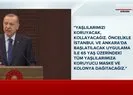 Son dakika: Başkan Erdoğan koronavirüs tedbirlerini açıkladı! 65 yaş üstüne ücretsiz verilecek |Video