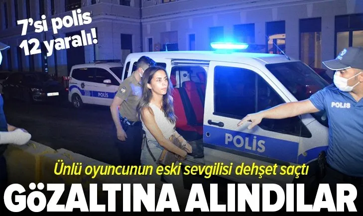 Ünlü oyuncu Ayşegül Çınar'ın eski sevgilisi dehşet saçtı: 7'si polis 12 yaralı!
