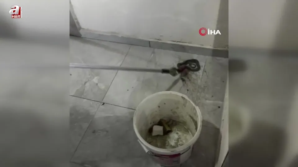 Elazığ’da apartmanda görülen yılan paniğe neden oldu