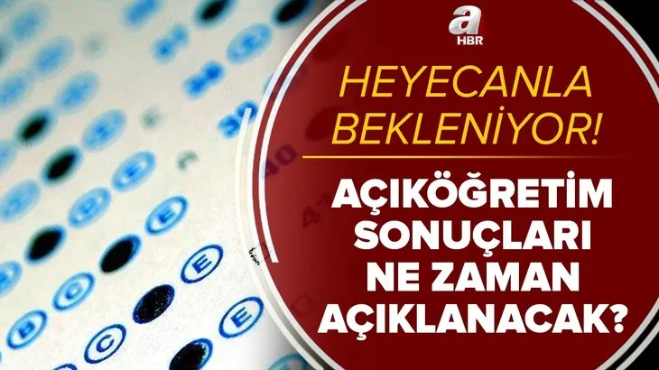 Açıköğretim öğrencileri dikkat! AÖF ve ATA AÖF vize sınavı sonuçları ne zaman açıklanacak? 2021 bahar dönemi...