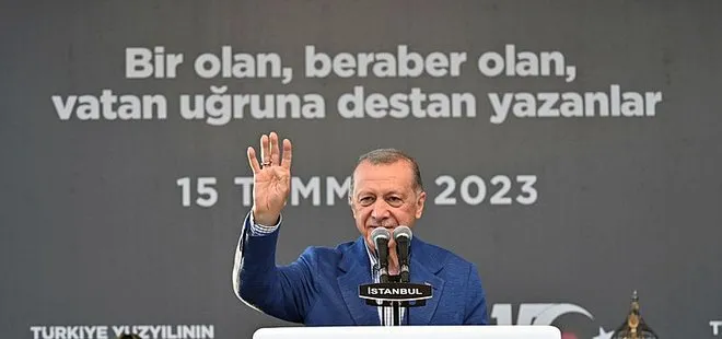 Başkan Erdoğan’dan FETÖ ve destekçilerine net mesaj: Tarihi gecede kimin nerede durduğunu not ettik