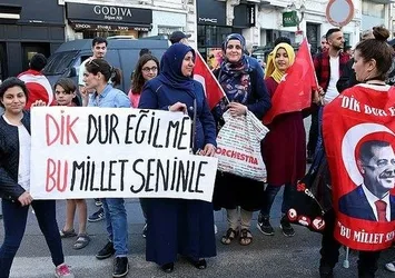 Avrupalı Türkler konuştu: Biz hep Başkan Erdoğan'ın yanındayız