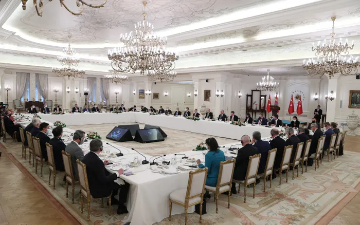 Son dakika: Avrupa Birliği üyesi ülkelerin Ankara büyükelçileri ile toplantı! Başkan Erdoğan'dan önemli açıklamalar - 3
