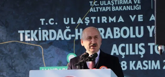 Ulaştırma ve Altyapı Bakanı Adil Karaismailoğlu: Hedefimiz Türkiye’yi lojistik süper güce dönüştürmek