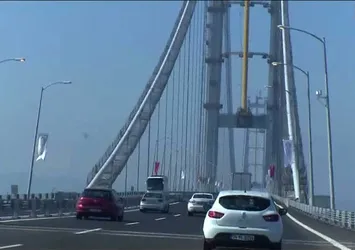 Osmangazi Köprüsü'nde ilk sabah