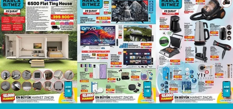 A101'de indirimler bugün başladı! A101 29 Şubat Aktüel İndirim Kataloğu'nda Hangi Ürünler Var?