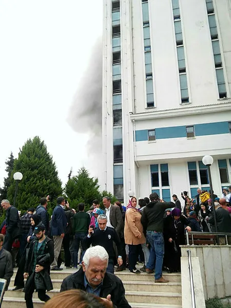 Ordu Devlet Hastanesi'nde yangın - 1