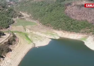 İstanbul barajları alarm veriyor! Barajlarda doluluk oranı ne? A Haber drone ile havadan görüntüledi