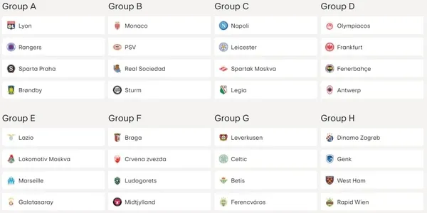 Galatasaray ve Fenerbahçe'nin UEFA Avrupa Ligi'ndeki rakipleri belli oldu - 1