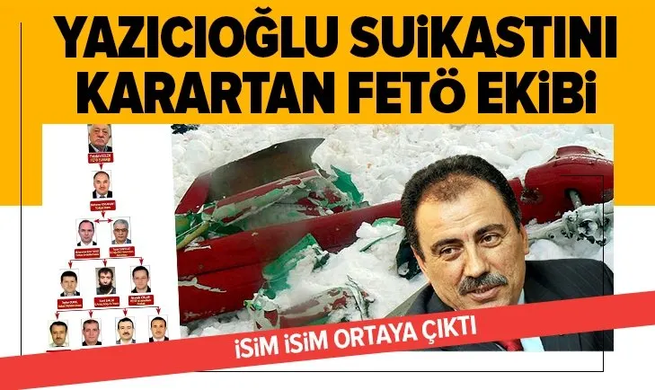 Yazıcıoğlu suikastını karartan FETÖ ekibi!